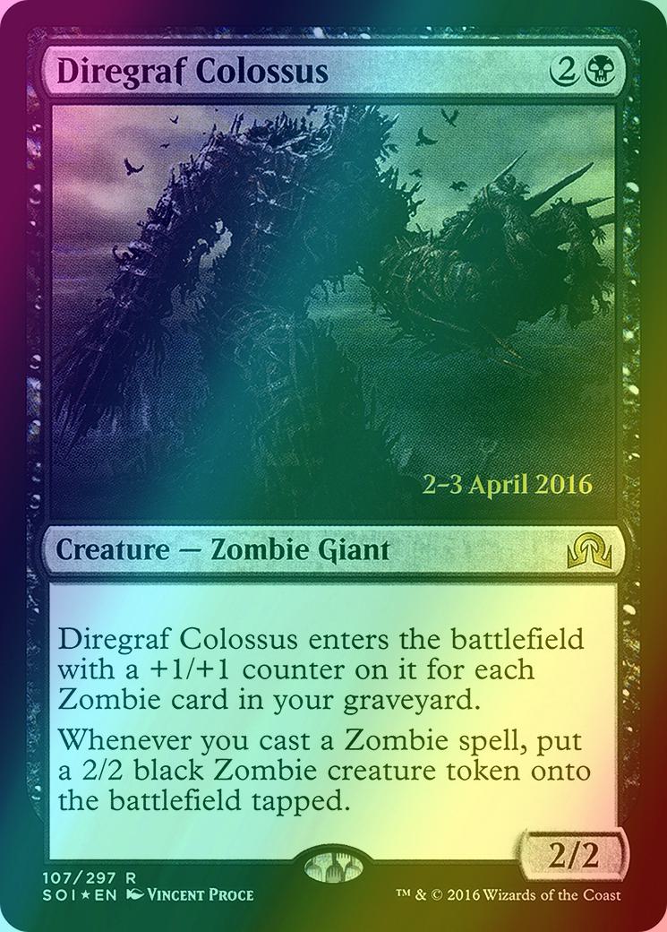 Diregraf Colossus [107s] [Shadows over Innistrad Promos] [Foil]