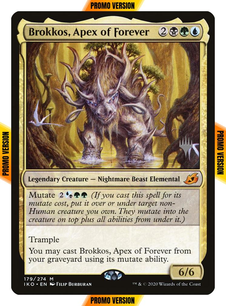 Brokkos, Apex of Forever [Promo Pack] [179p] [Ikoria: Lair of Behemoths Promos] [Foil]