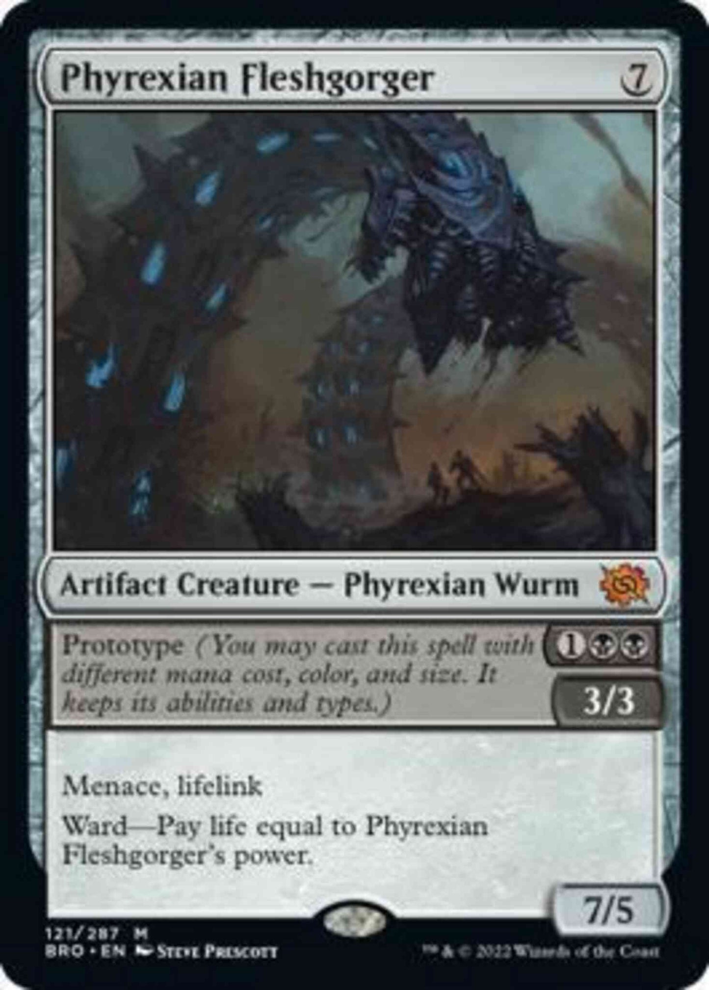 Phyrexian Fleshgorger [121] [The Brothers' War] [Non-Foil]