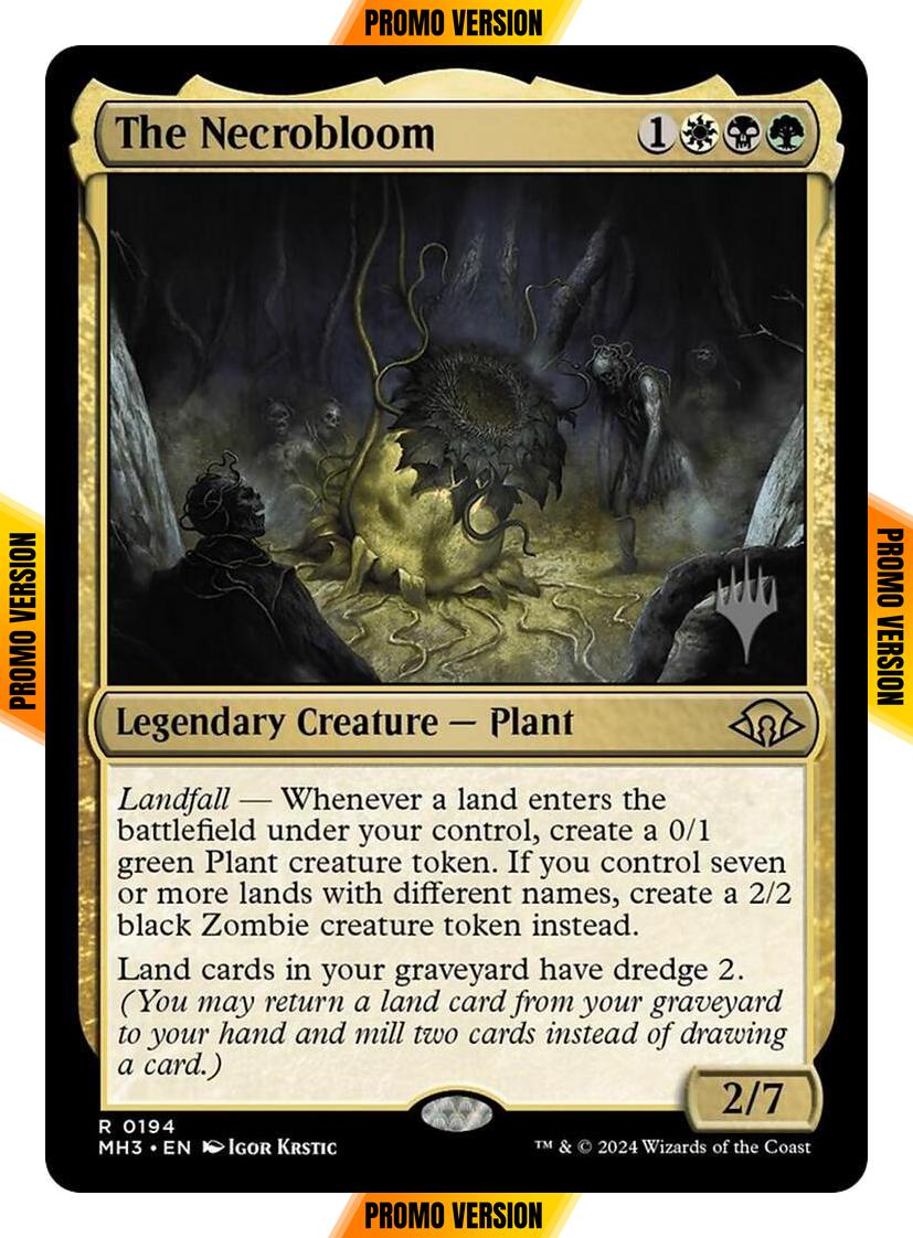 The Necrobloom [194p] [Promo Pack] [Modern Horizons 3: Promos] [Non-Foil]