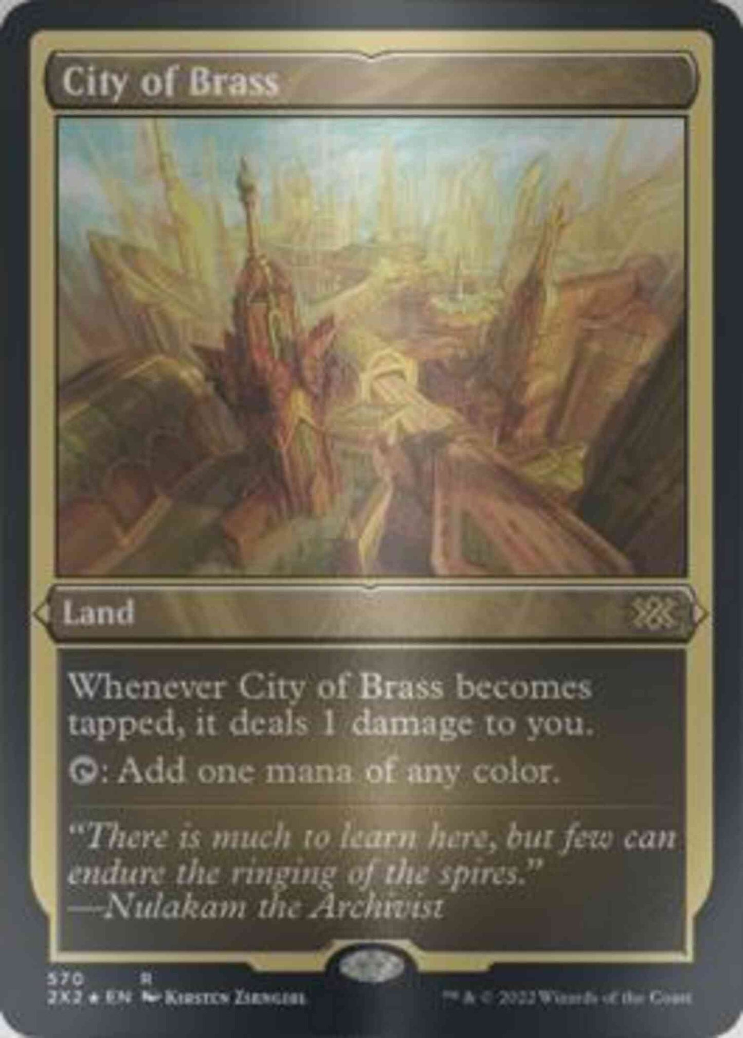 City of Brass [570] [Double Masters 2022] [Etched Foil]