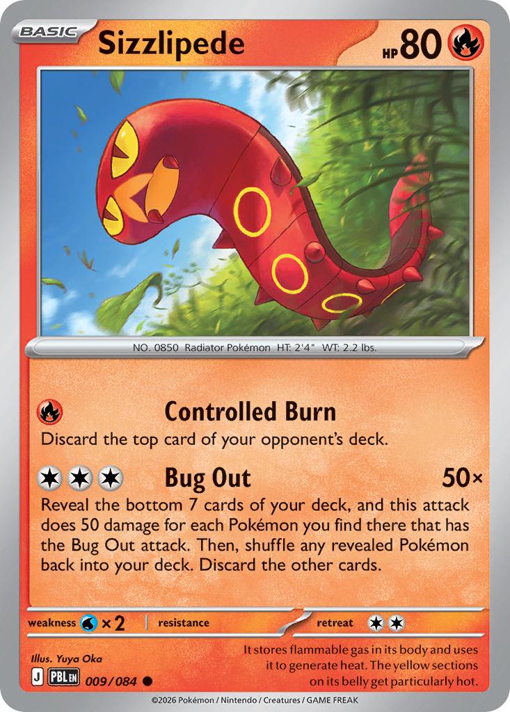 Sizzlipede - 009/084 - Common [me05-009] [Non-Holo]