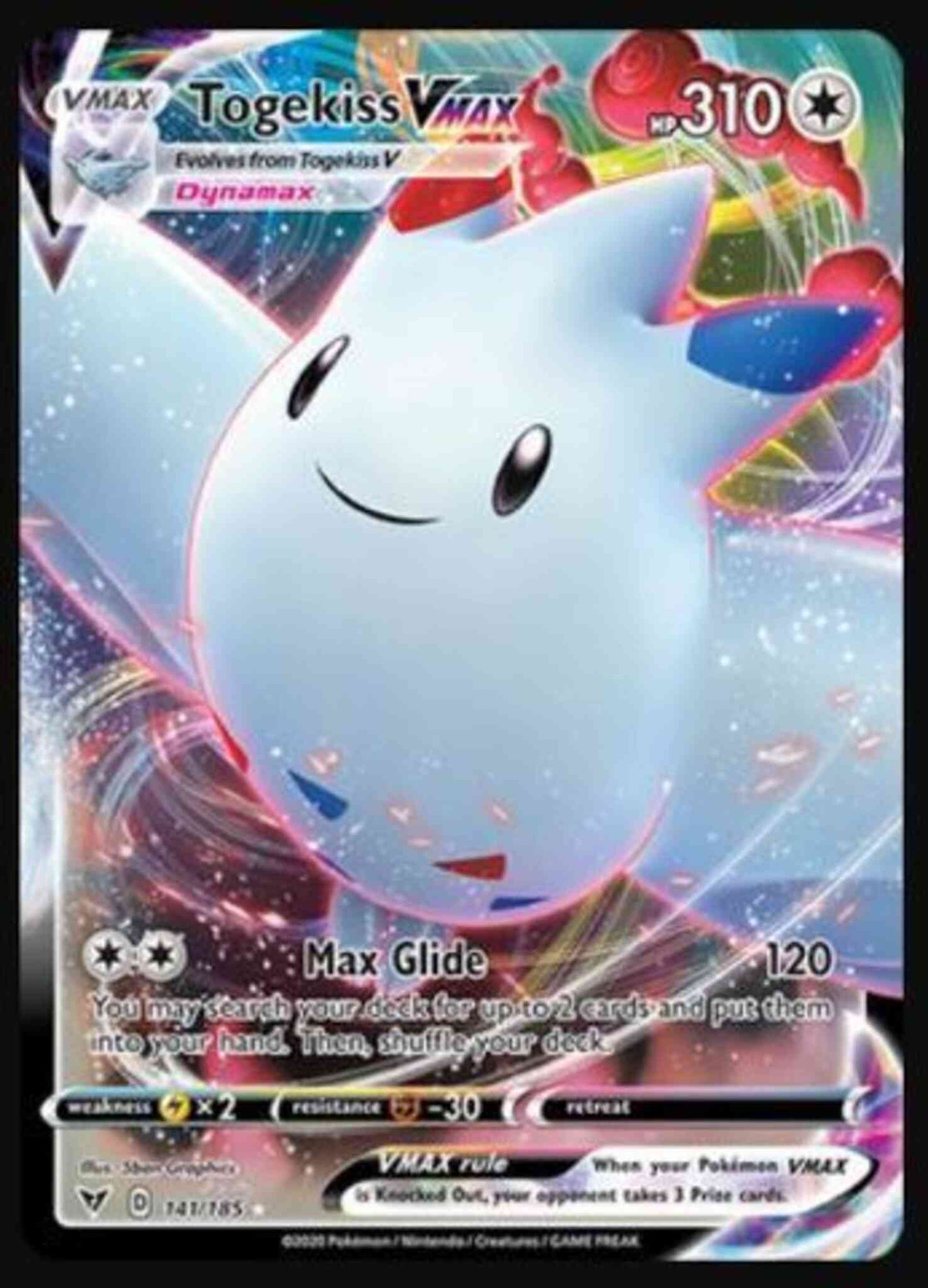 Togekiss VMAX - 141/185 - Rare Holo VMAX [swsh4-141] [Ultra]