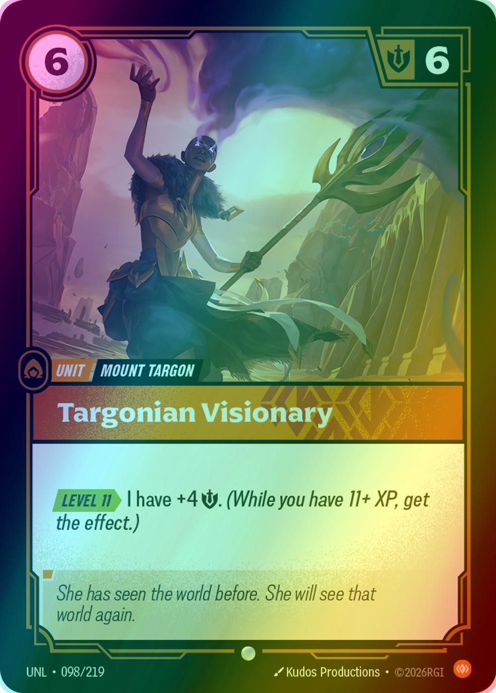 Targonian Visionary - 098/219 [Unleashed] [Foil]