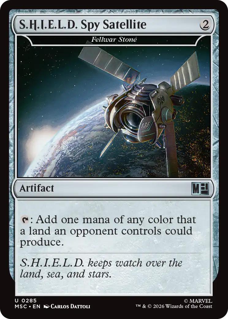 S.H.I.E.L.D Spy Satellite - Fellwar Stone [285] [Marvel Super Heroes: Commander] [Non-Foil]