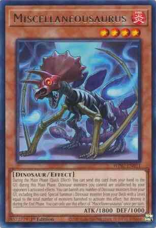 Miscellaneousaurus - WISU-EN011 - Rare - 1st Edition