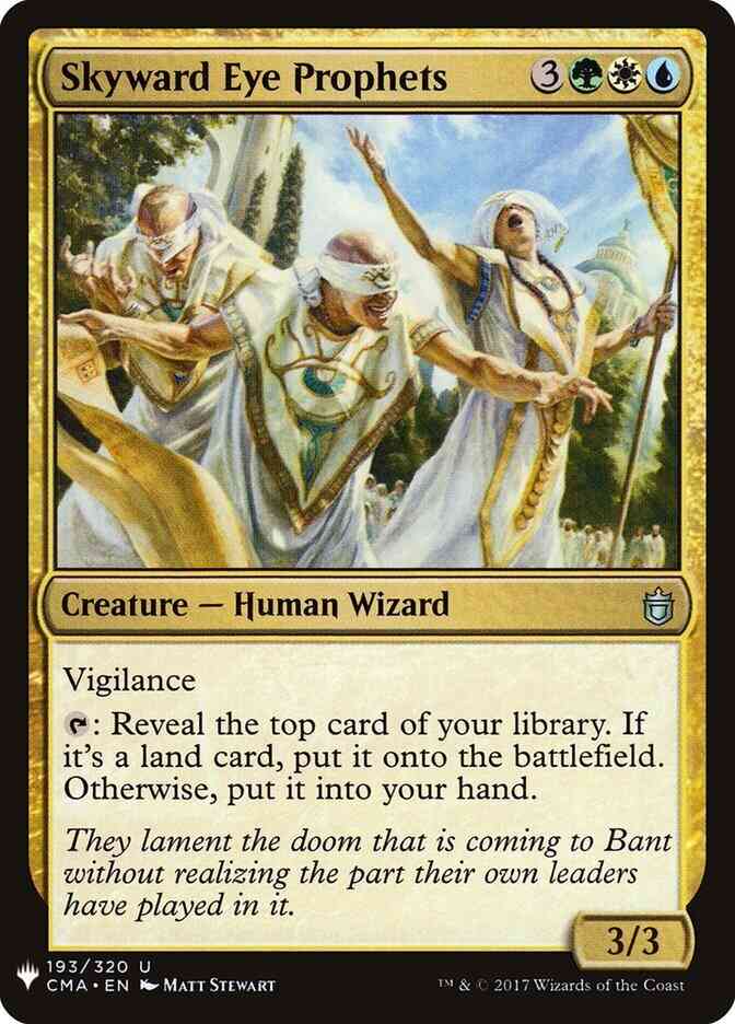 Skyward Eye Prophets [CMA-193] [The List] [Non-Foil]