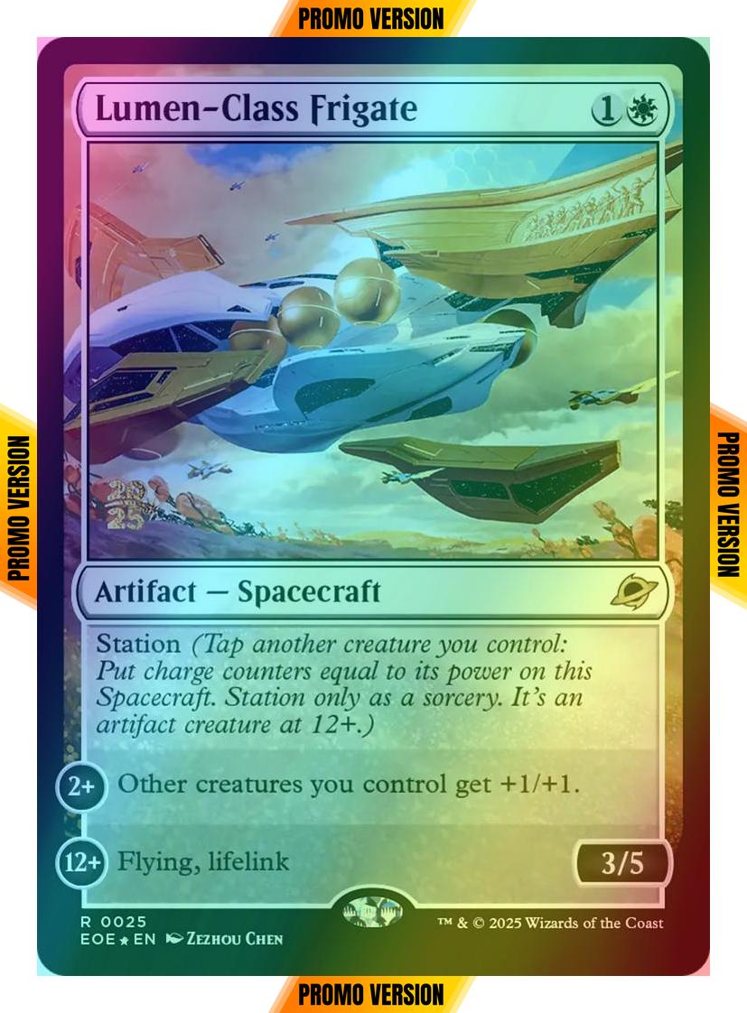 Lumen-Class Frigate [25s] [Prerelease] [Edge of Eternities: Promos] [Foil]