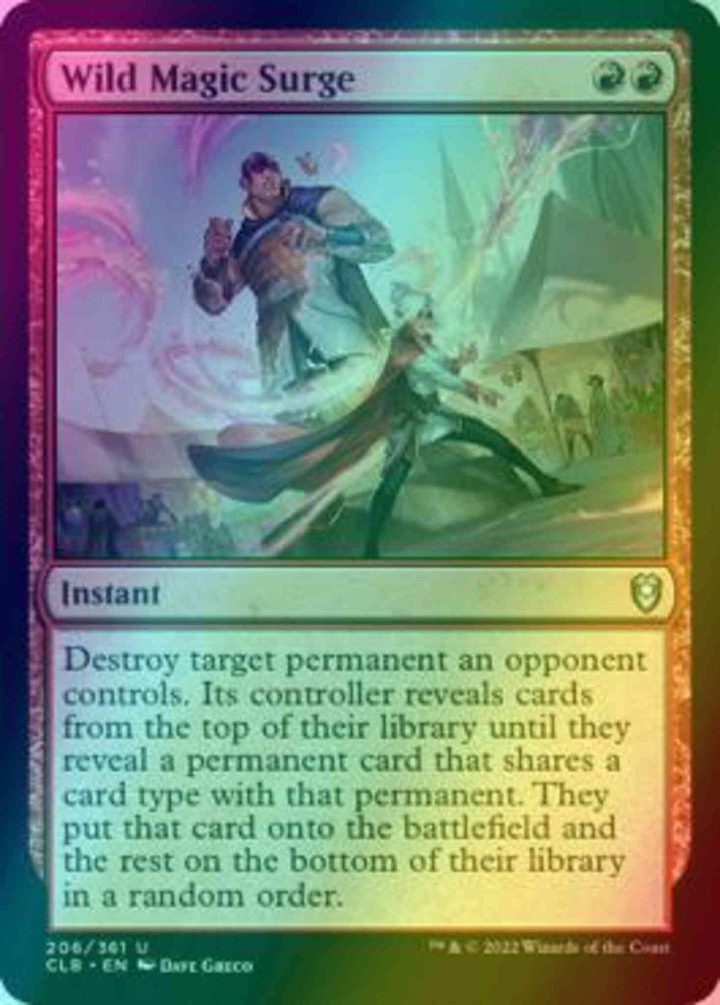 Wild Magic Surge [206] [Commander Legends: Battle for Baldur's Gate] [Foil]