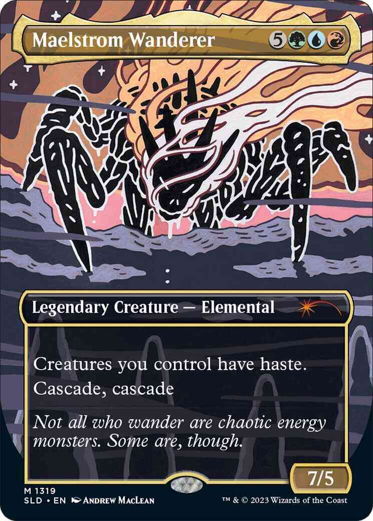 Maelstrom Wanderer [1319] [Borderless] [Andrew MacLean] [Secret Lair Drop] [Foil]
