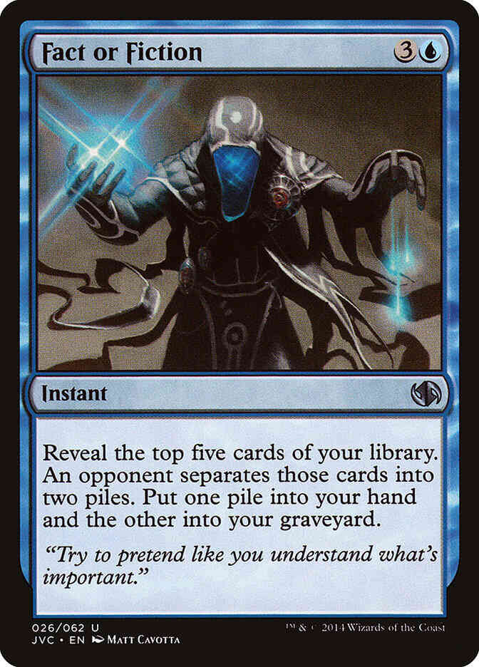 Fact or Fiction [26] [Duel Decks Anthology: Jace vs. Chandra] [Non-Foil]