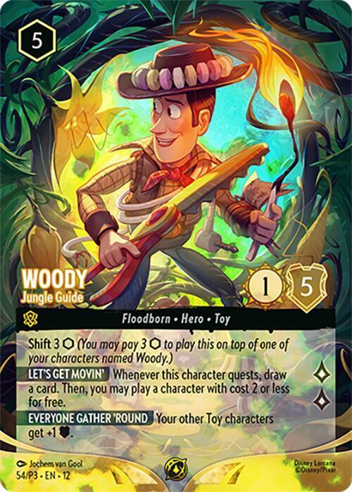 Woody - Jungle Guide (Store Championship) - 54 [Wilds Unknown] [Holofoil]