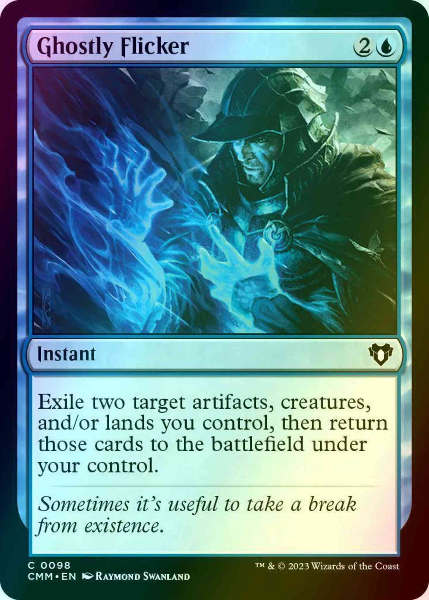 Ghostly Flicker [98] [Commander Masters] [Foil]