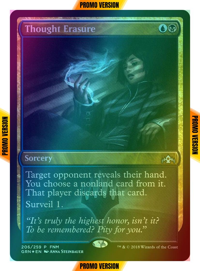 Thought Erasure [206] [Guilds of Ravnica Promos] [Foil]