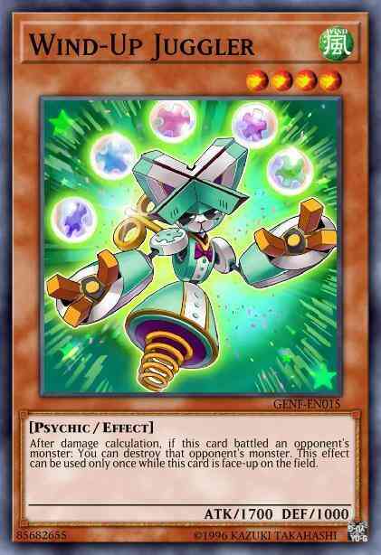 Wind-Up Juggler - BP03-EN086 - Rare - 1st Edition
