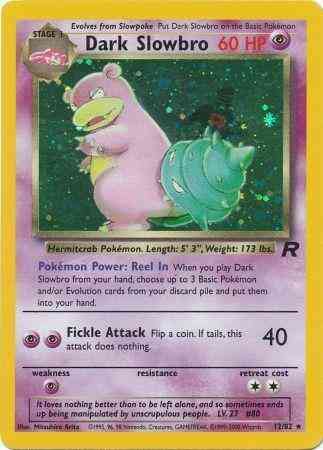 Dark Slowbro - 12/82 - Rare - Unlimited [base5U-12] [Holo]