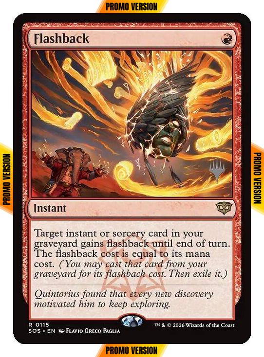 Flashback [115p] [Promo Pack] [Secrets of Strixhaven Promos] [Non-Foil]