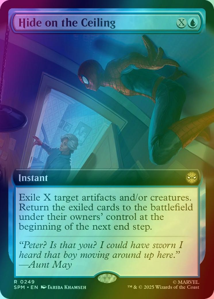 Hide on the Ceiling [249] [Extended Art] [Marvel's Spider-Man] [Foil]