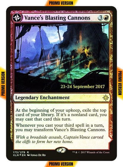 Vance's Blasting Cannons // Spitfire Bastion [173s] [Ixalan Promos] [Foil]