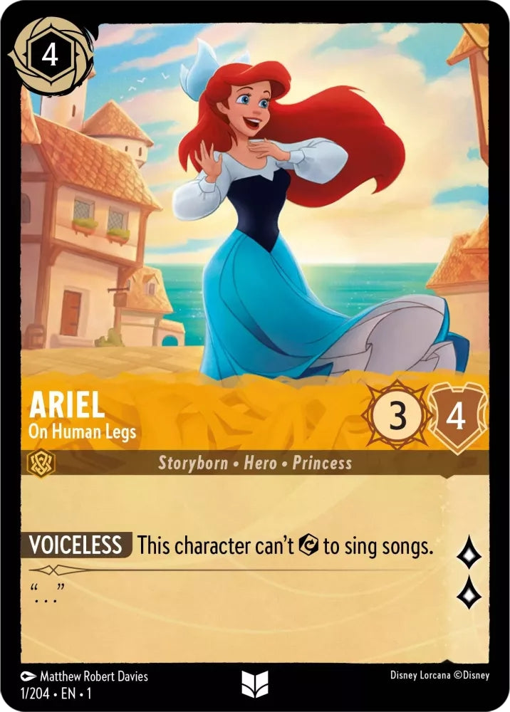 Ariel - On Human Legs - 1/204 [The First Chapter] [Non-Foil]