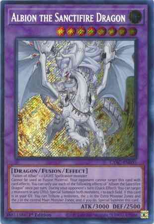 Albion the Sanctifire Dragon - CYAC-EN035 - Secret Rare - 1st Edition