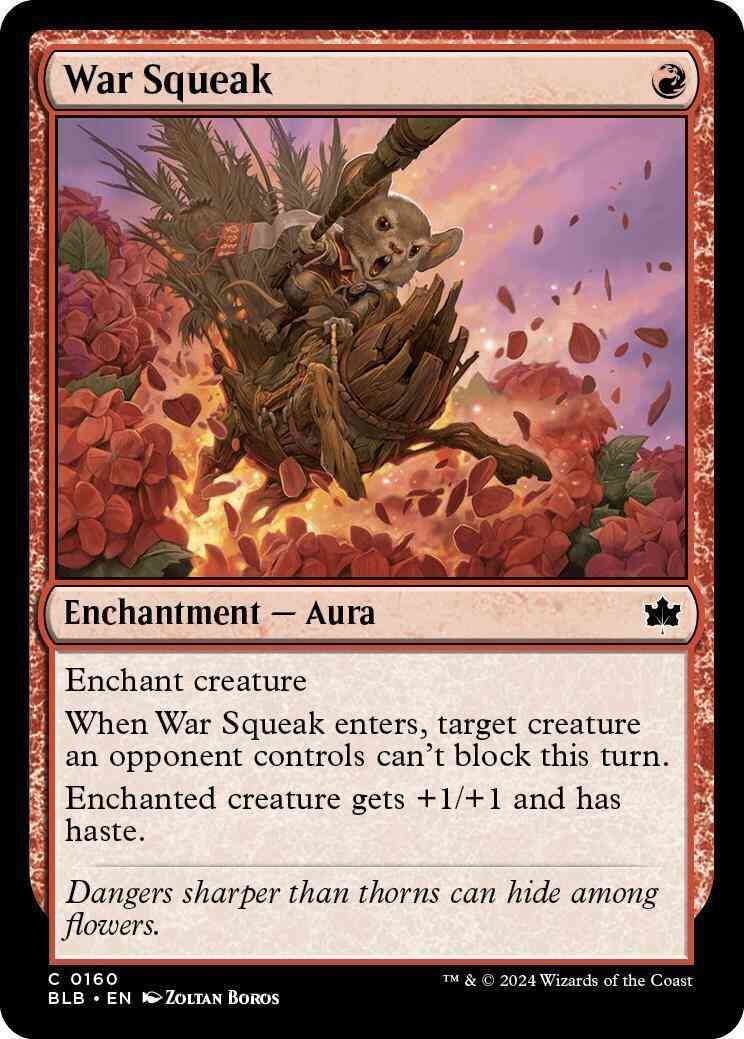 War Squeak [160] [Bloomburrow] [Foil]