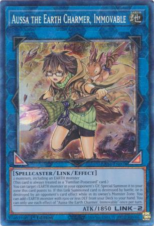 Aussa the Earth Charmer, Immovable - RA04-EN078 - Collector's Rare - 1st Edition