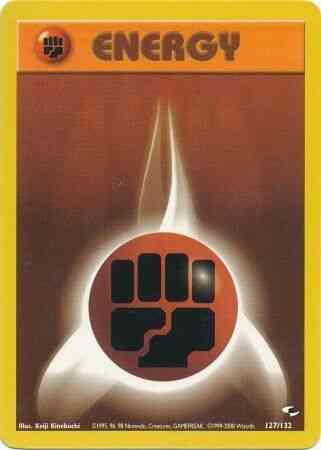 Fighting Energy - 127/132 - Common - Unlimited [gym1U-127] [Non-Holo]