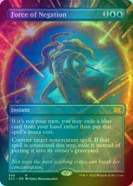 Force of Negation [346] [Borderless] [Double Masters 2022] [Foil]