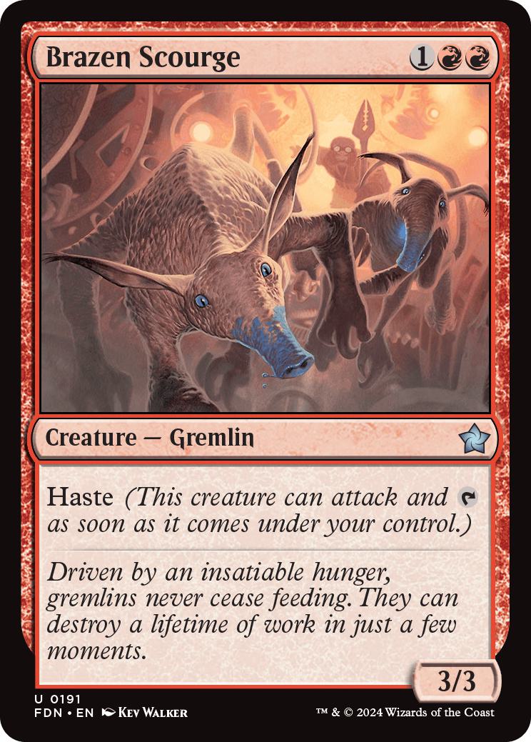 Brazen Scourge [191] [Foundations] [Non-Foil]