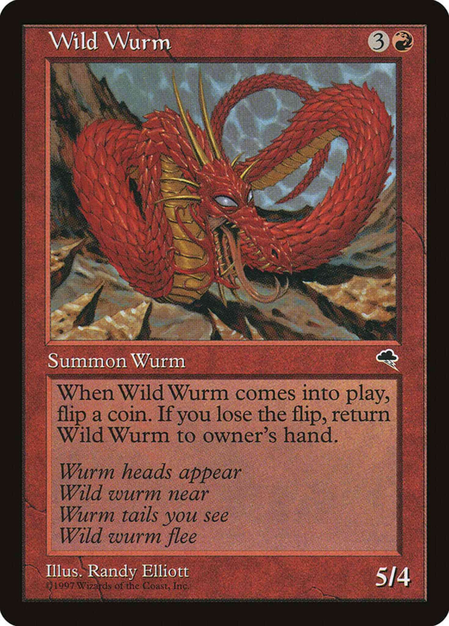 Wild Wurm [212] [Tempest] [Non-Foil]