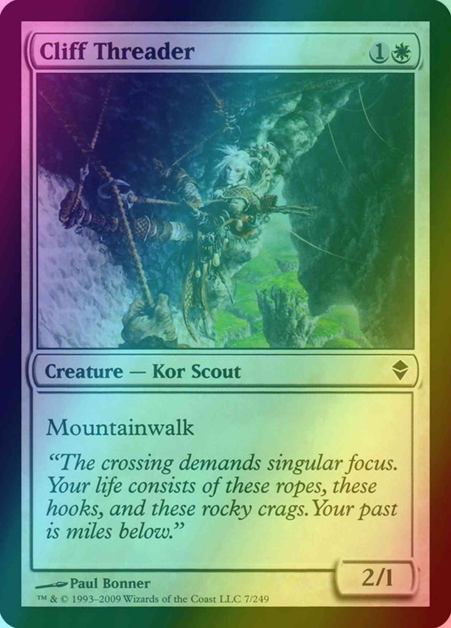 Cliff Threader [7] [Zendikar] [Foil]