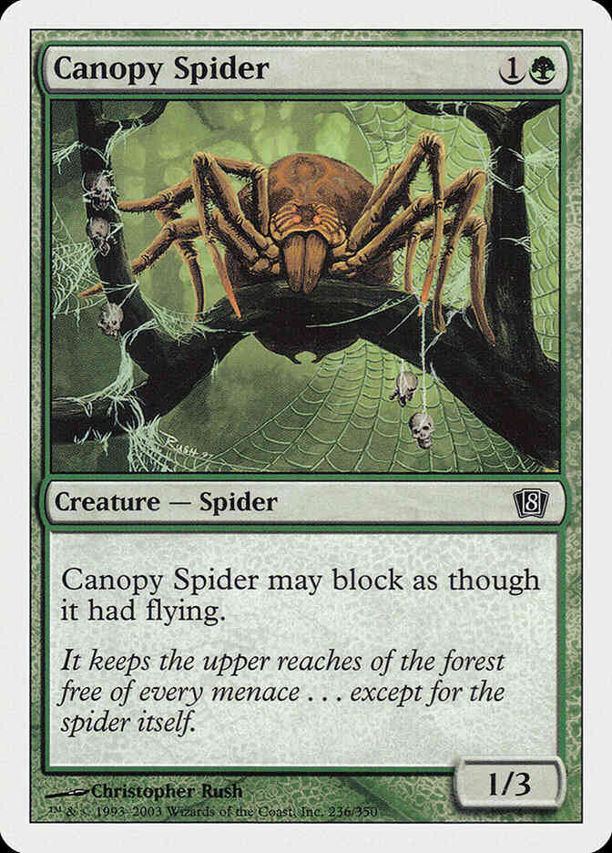 Canopy Spider [236] [Eighth Edition] [Non-Foil]
