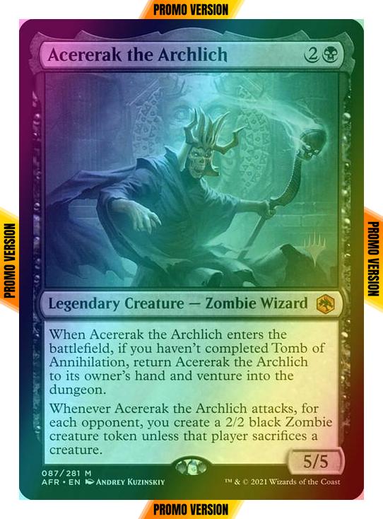 Acererak the Archlich [Promo Pack] [87p] [Adventures in the Forgotten Realms Promos] [Foil]