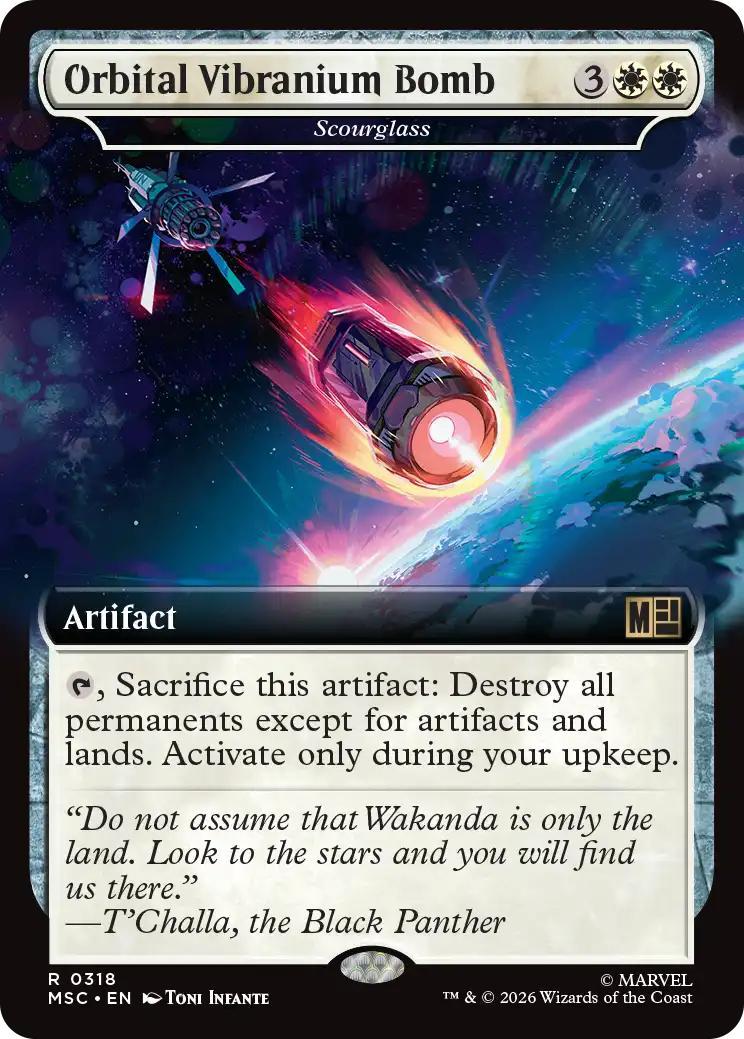 Scourglass [318] [Extended Art] [Marvel Super Heroes: Commander] [Non-Foil]