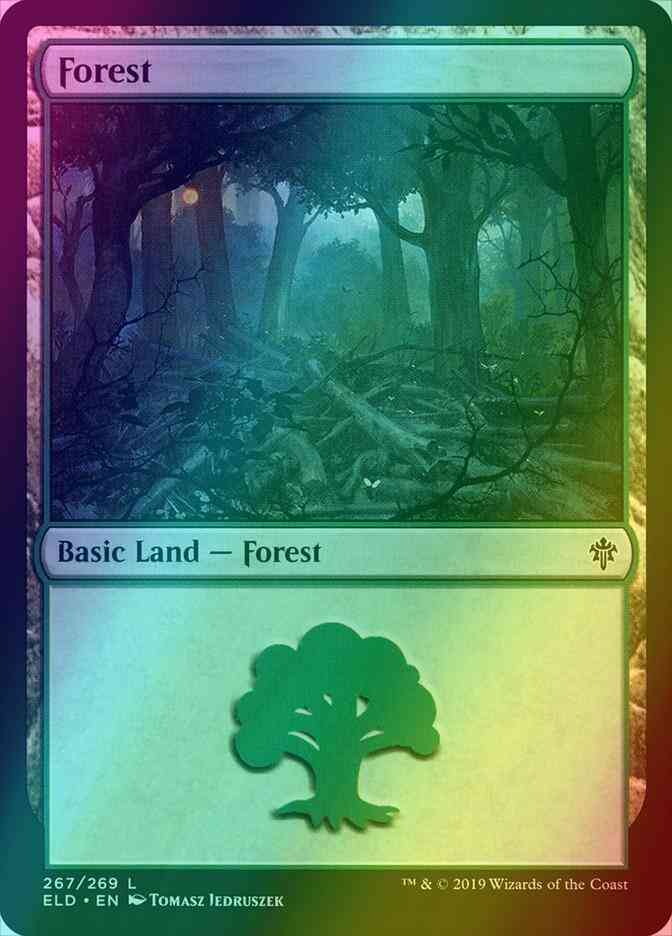 Forest [267] [Throne of Eldraine] [Foil]