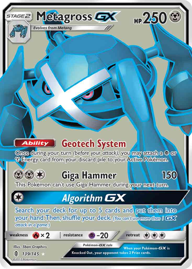Metagross-GX - 139/145 - Rare Ultra [sm2-139] [Ultra]