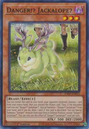 Danger!? Jackalope? - RA01-EN013 - Super Rare - 1st Edition