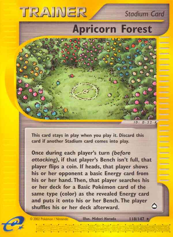 Apricorn Forest - 118/147 - Rare [ecard2-118] [Reverse Holo]