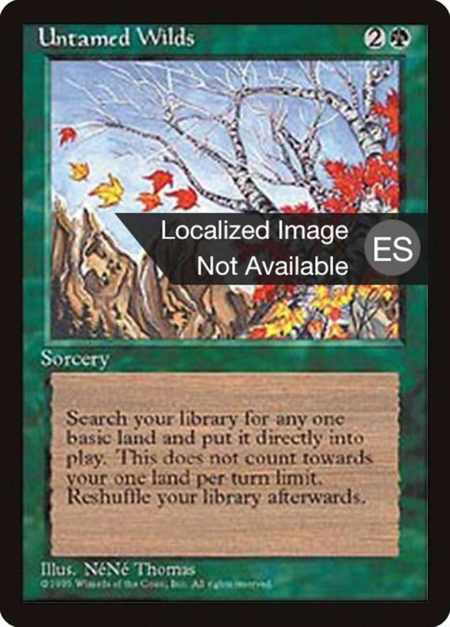 Untamed Wilds - Spanish [279] [Fourth Edition Black Border: Spanish] [Non-Foil]