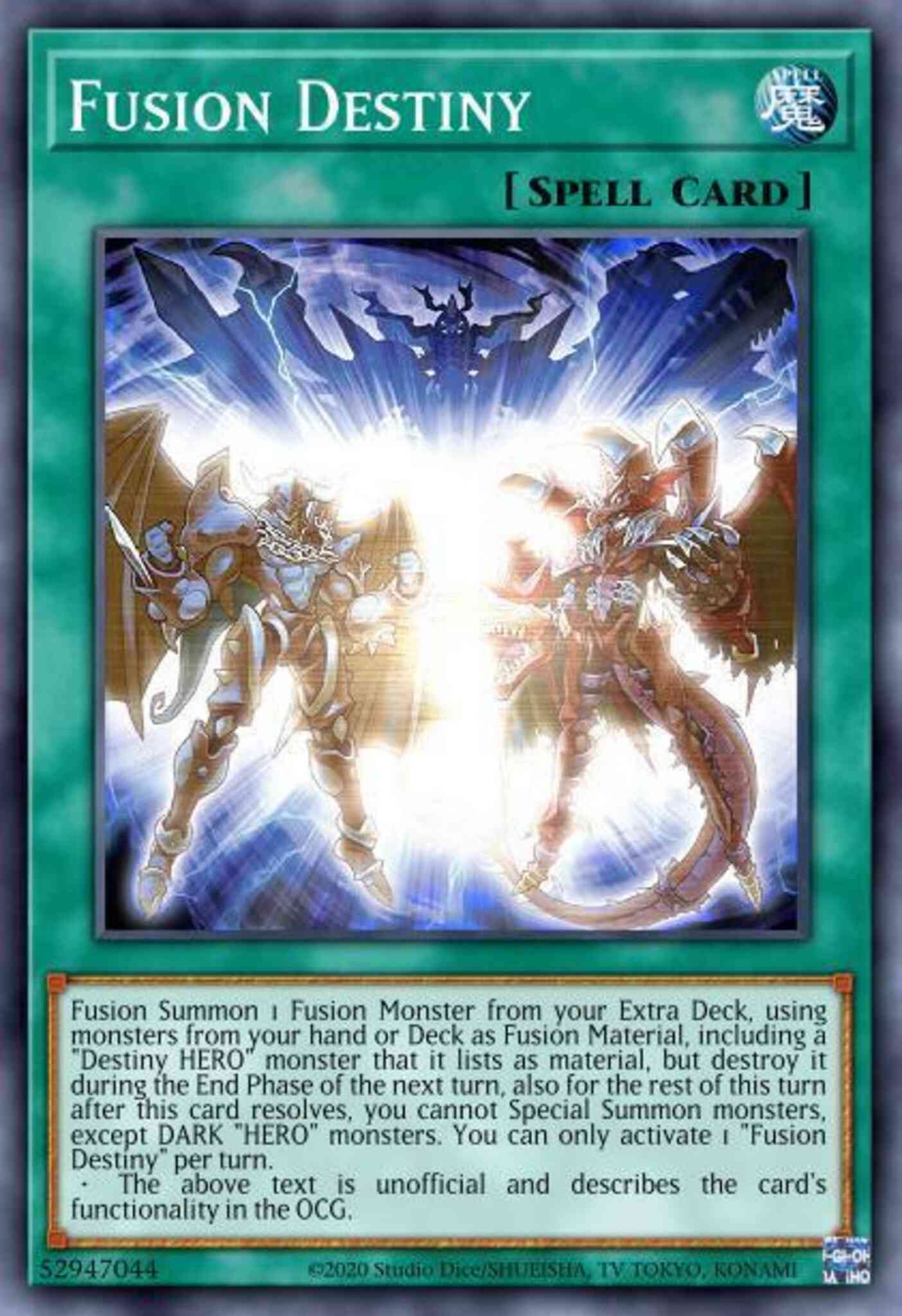 Fusion Destiny - MP20-EN075 - Ultra Rare - 1st Edition