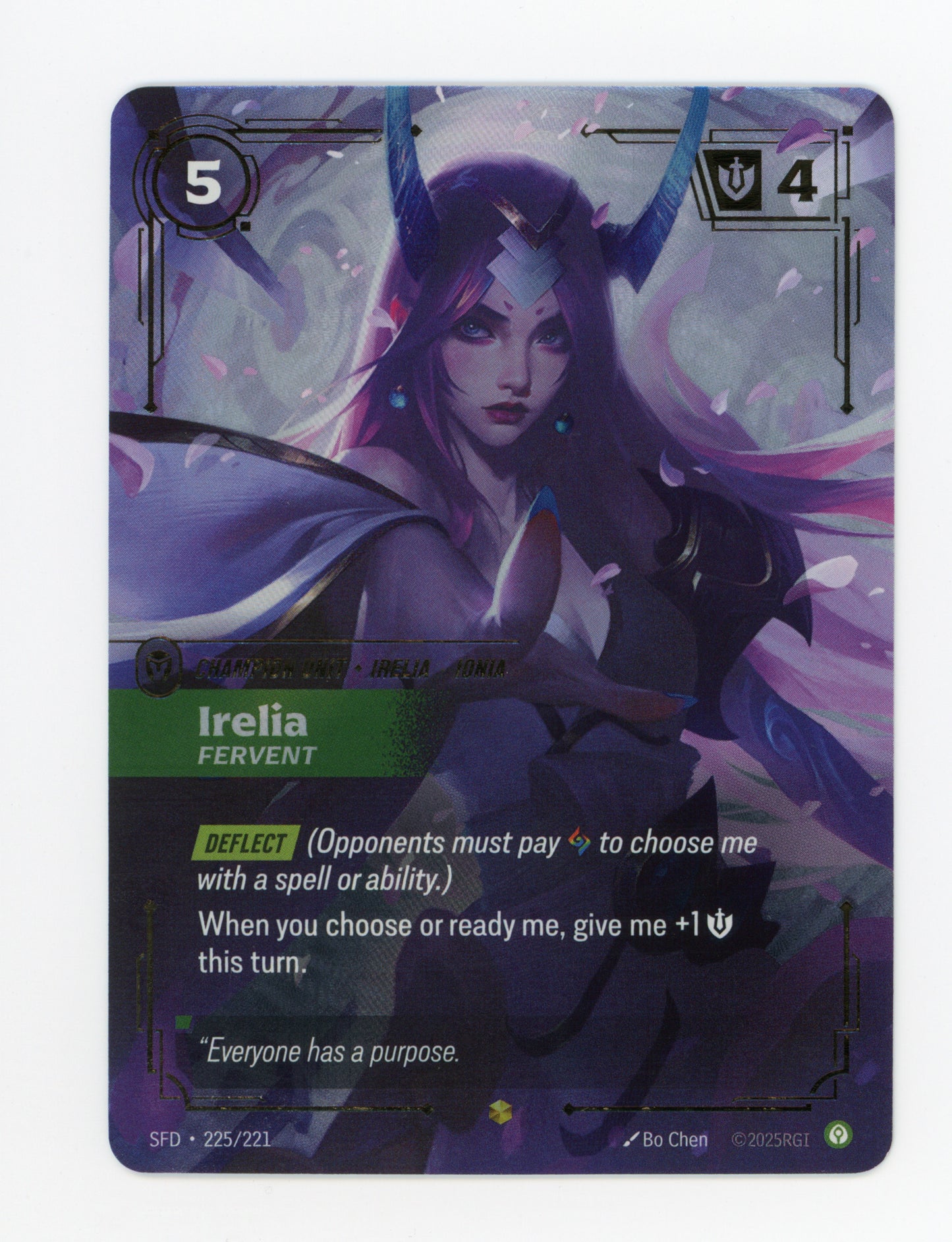 Irelia - Fervent — Overnumbered|Foil — ID 19445