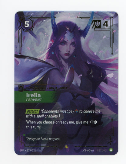 Irelia - Fervent — Overnumbered|Foil — ID 19445