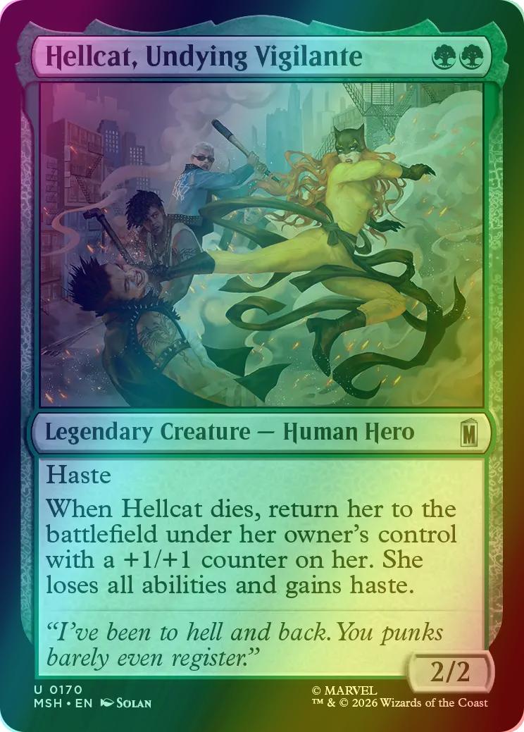 Hellcat, Undying Vigilante [170] [Marvel Super Heroes] [Foil]