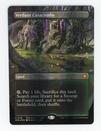 Verdant Catacombs — Borderless|Dragonscale Foil — ID 19135