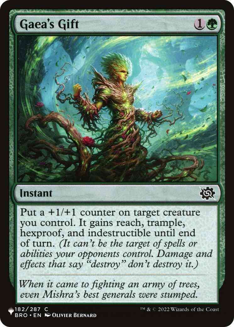 Gaea's Gift [BRO-182] [The List] [Non-Foil]