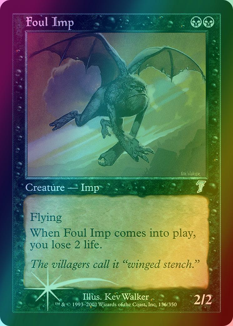 Foul Imp [136x] [Seventh Edition] [Foil]