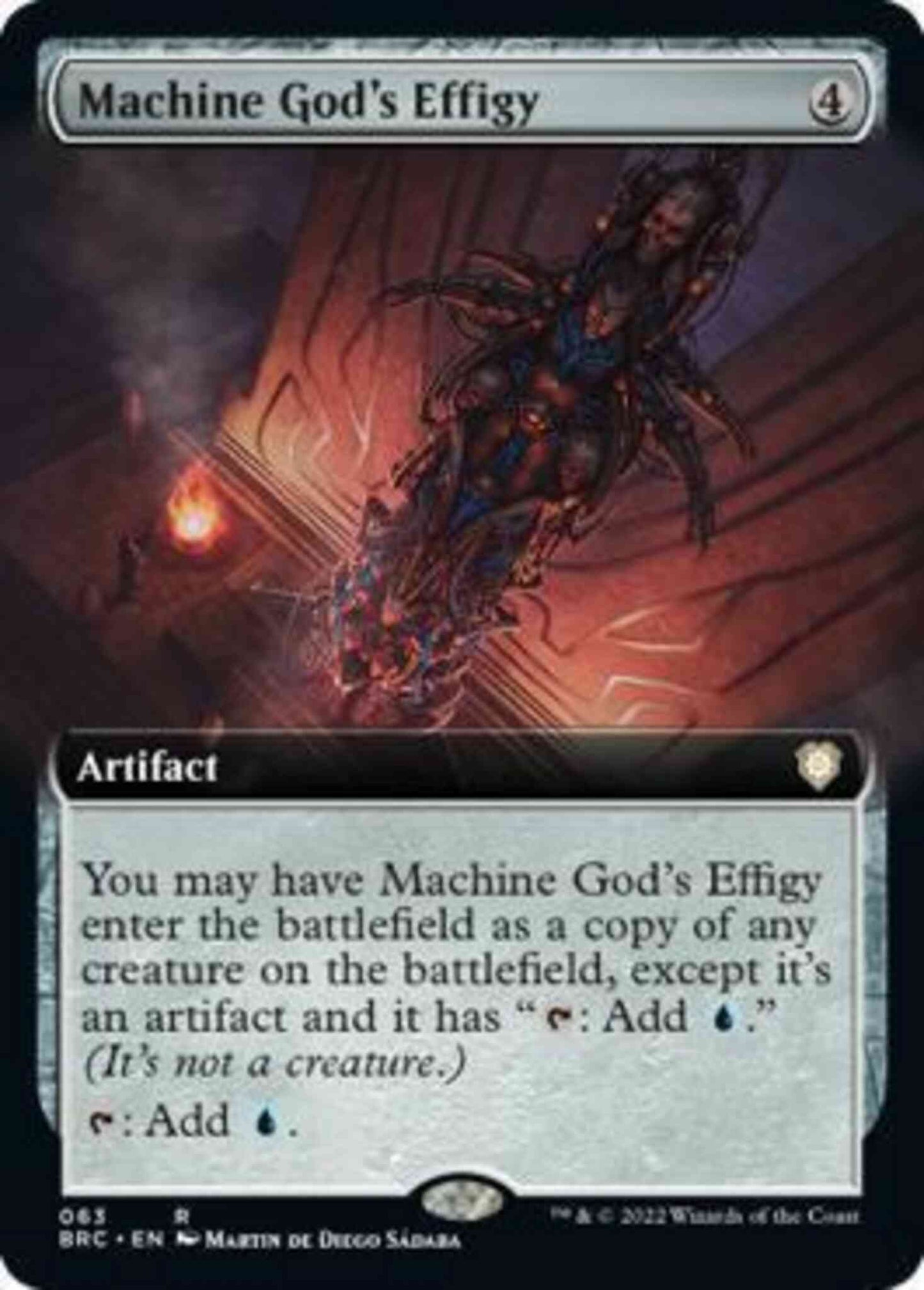 Machine God's Effigy [63] [Extended Art] [The Brothers' War: Commander] [Non-Foil]