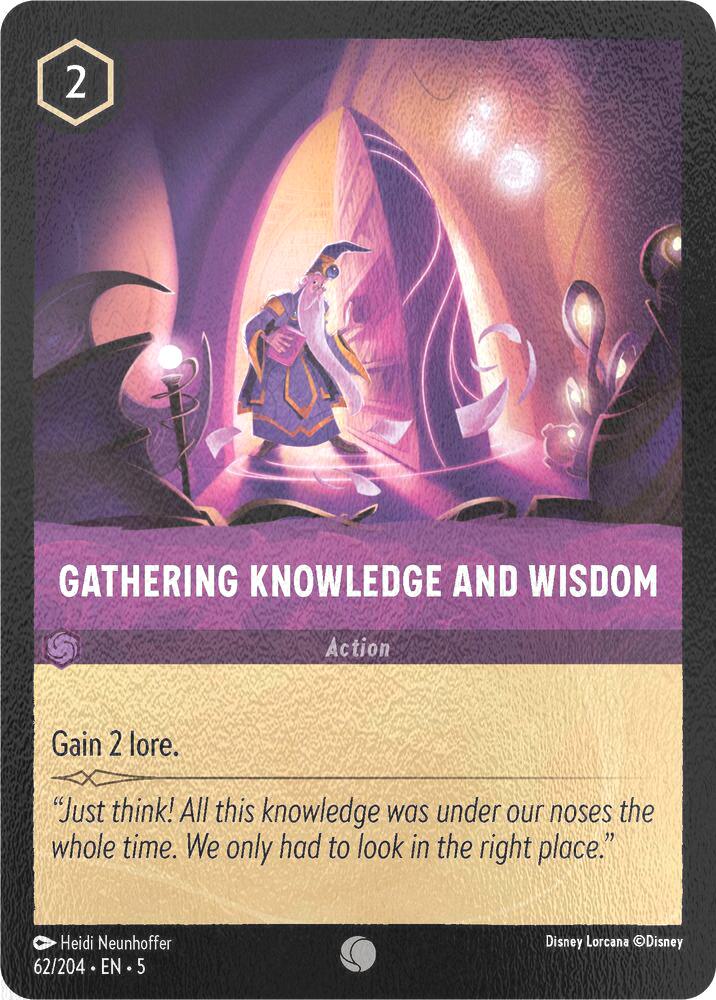 Gathering Knowledge and Wisdom - 62/204 [Shimmering Skies] [Cold Foil]