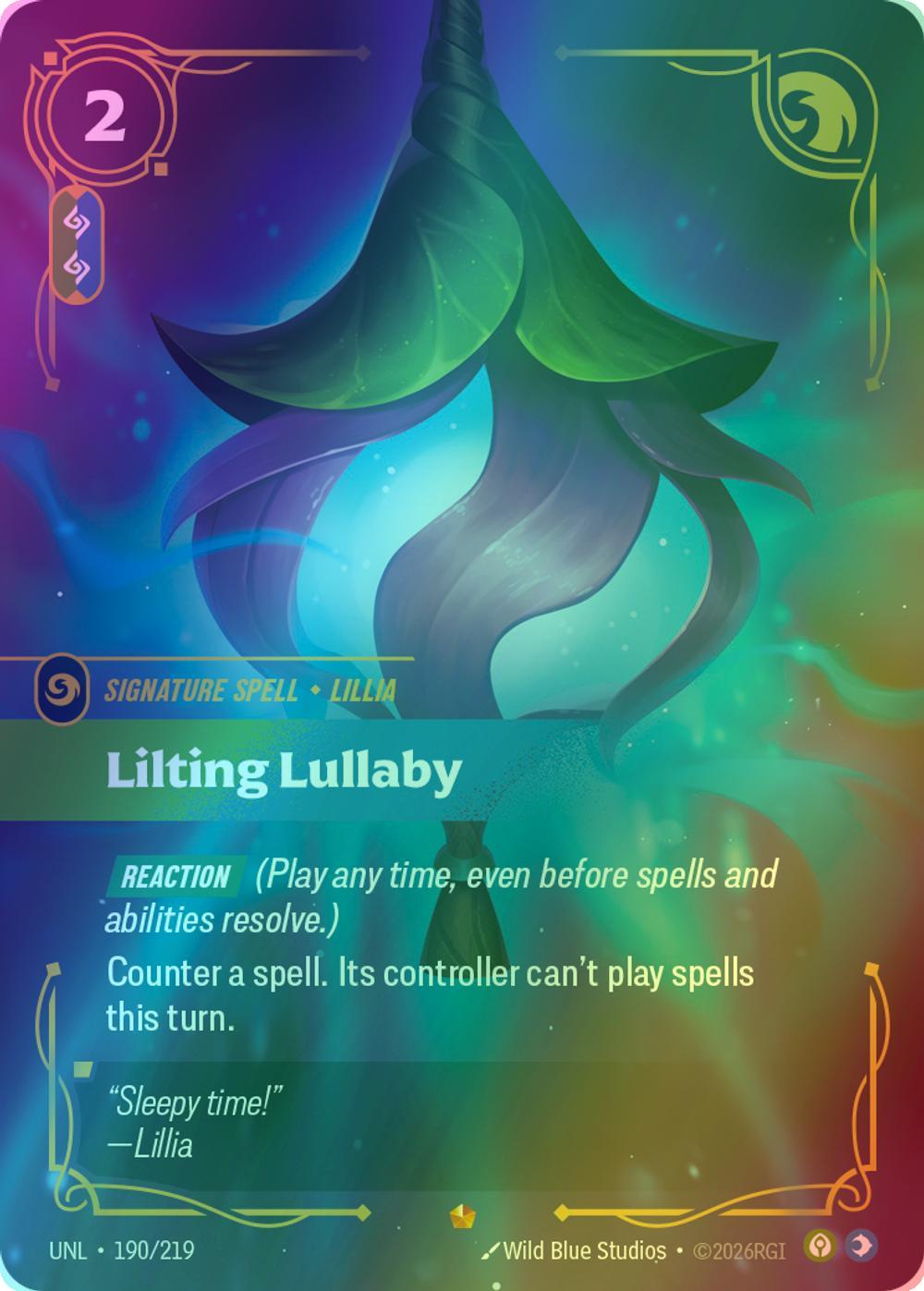 Lilting Lullaby - 190/219 [Unleashed] [Foil]